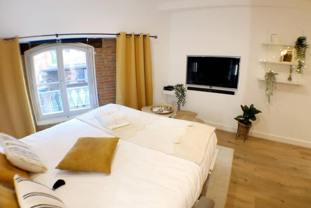 Le Floral - Hypercentre Capitole # Parking Prive # Queen Size Тулуза Екстериор снимка